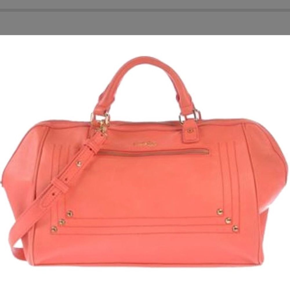 Coral Paul and Joe Sister Satchel Handbag w Strap